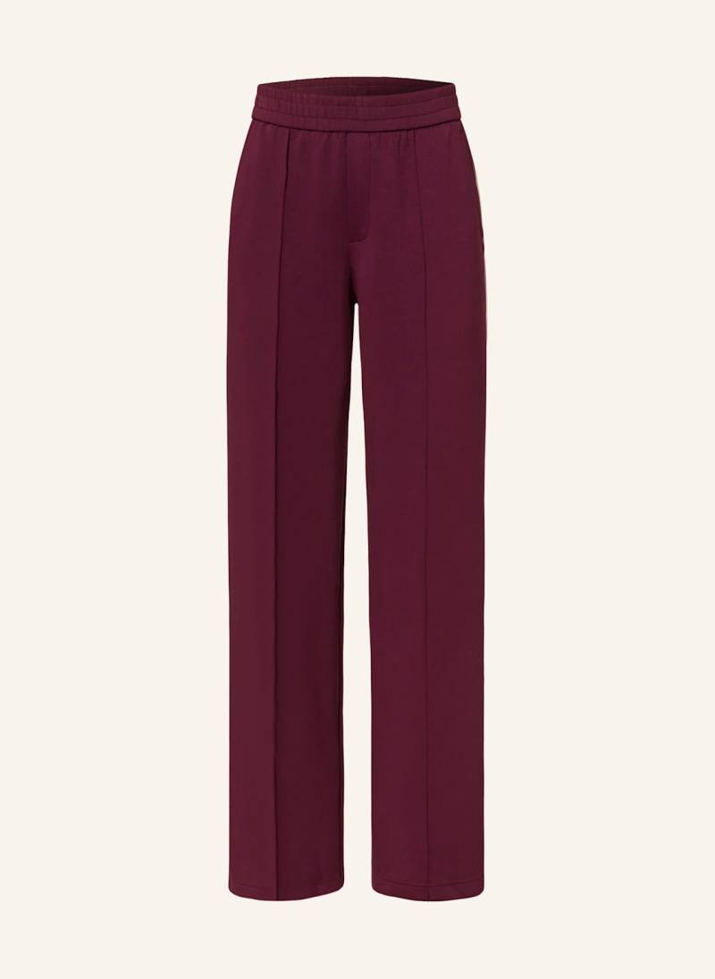 Oui Sweatpants Mit Galonstreifen rot von Oui