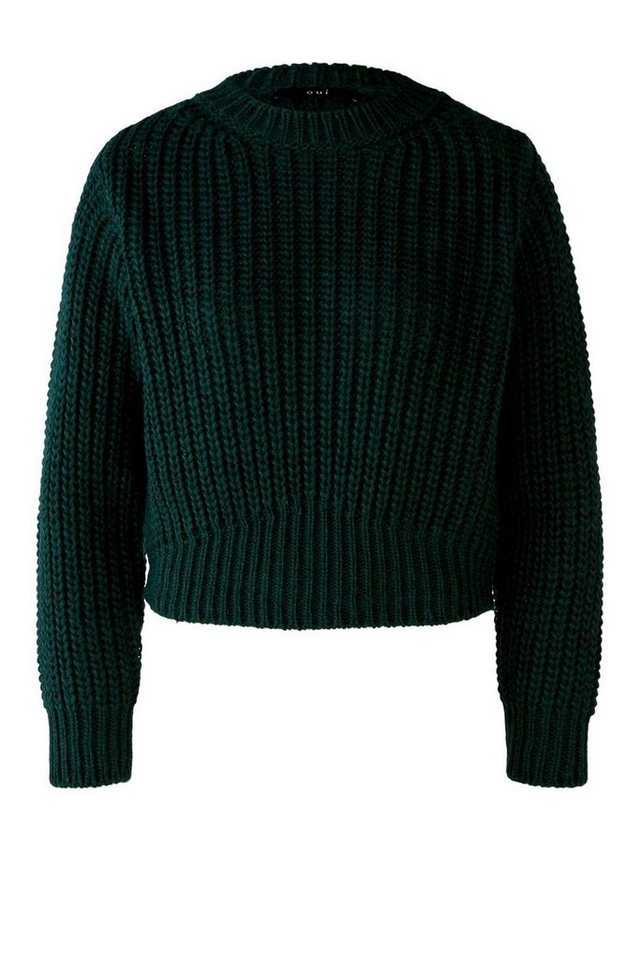 Oui Sweatshirt Pullover, darkgreen von Oui