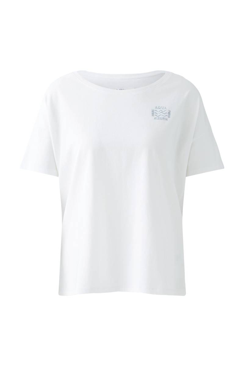 Oui - T-Shirt 100% Biobaumwolle optic white - Gr. - 40 von Oui