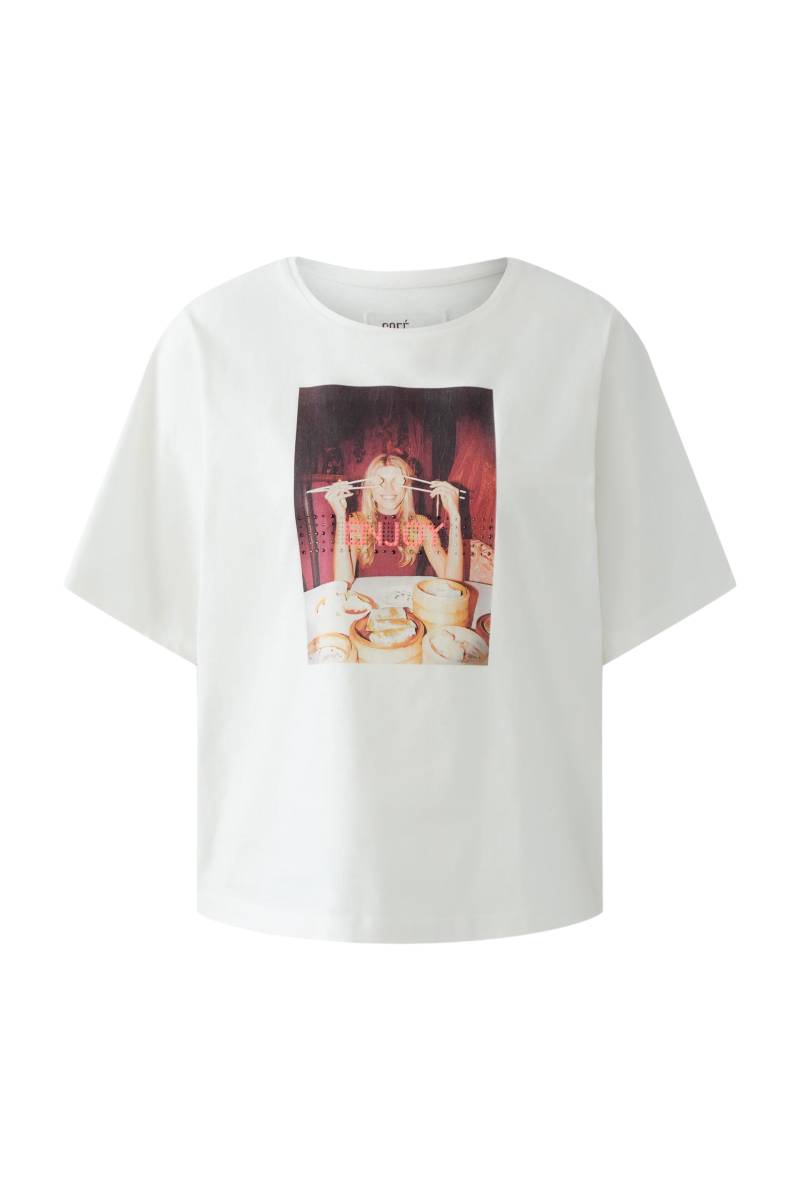 Oui - T-Shirt cloud dancer - Gr. - 40 von Oui