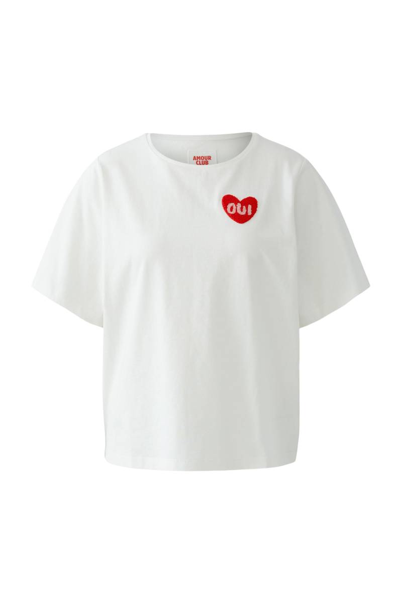 Oui - T-Shirt cloud dancer - Gr. - 40 von Oui