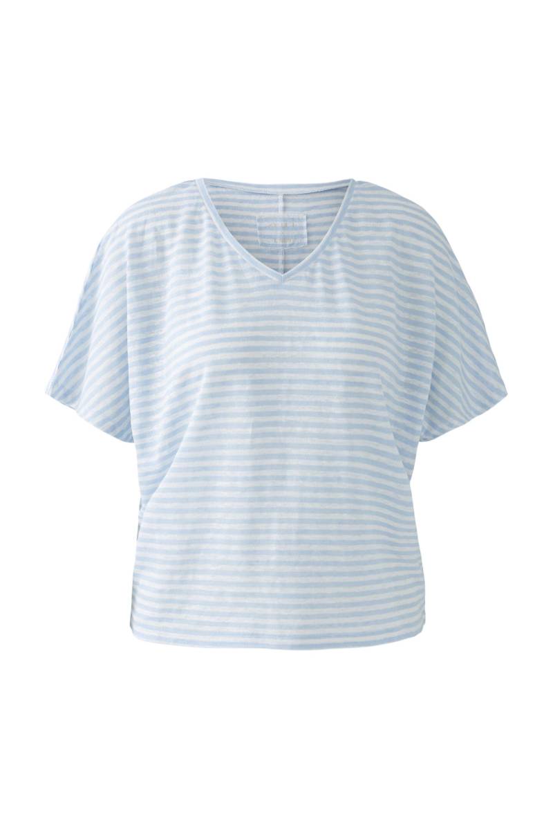 Oui - T-Shirt lt blue white - Gr. - 40 von Oui