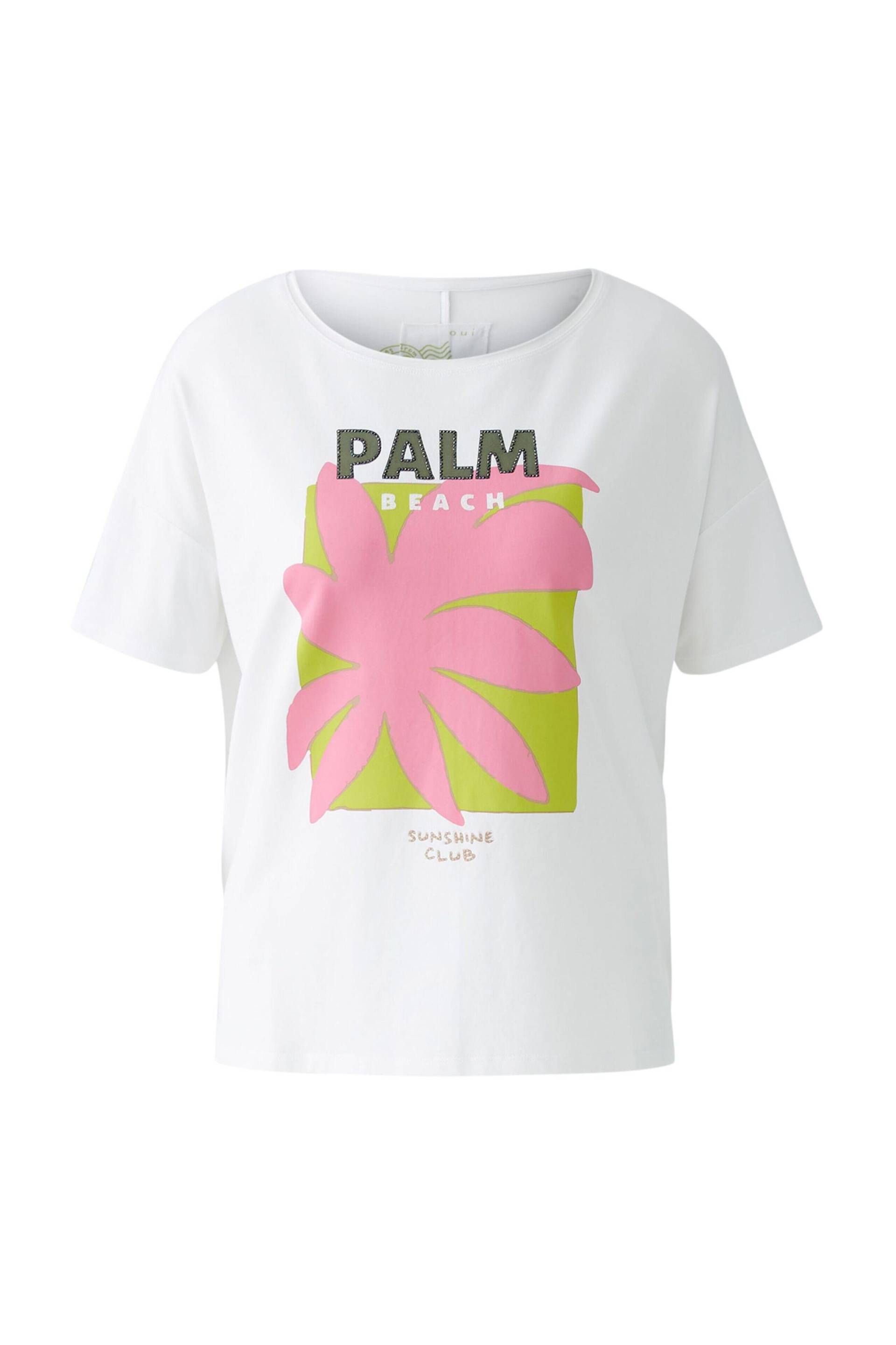 Oui - T-Shirt optic white - Gr. - 42 von Oui