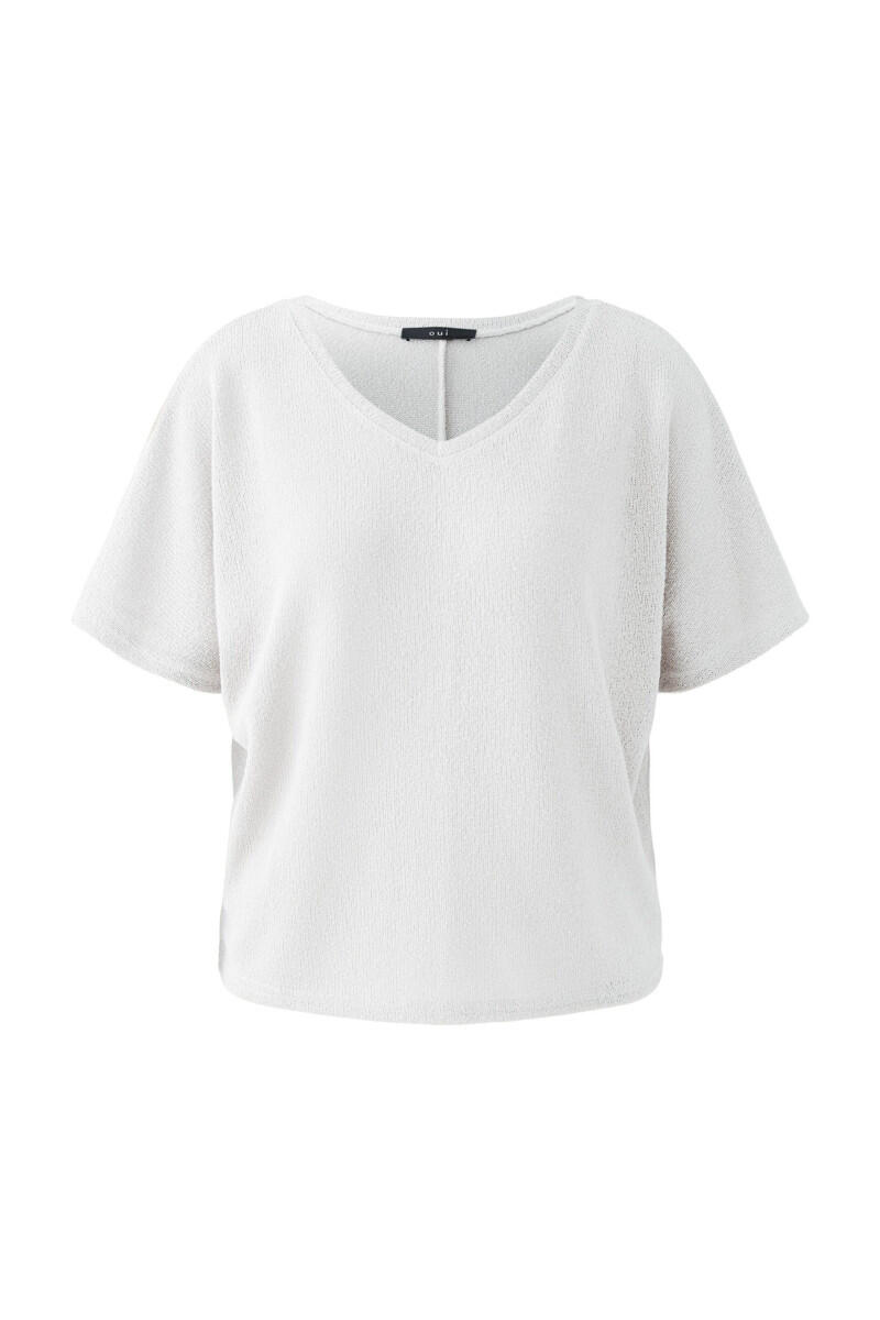 Oui - T-Shirt weiß - Gr. - 42 von Oui