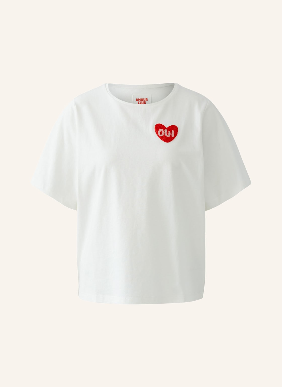 Oui T-Shirt weiss von Oui