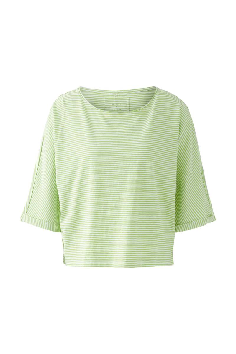 Oui - T-Shirt white green - Gr. - 42 von Oui