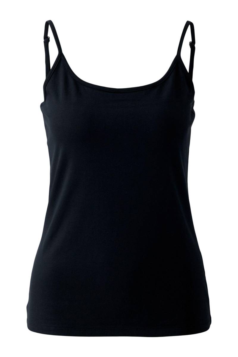 Oui - Top Baumwoll- Modalmischung black - Gr. - 40 von Oui