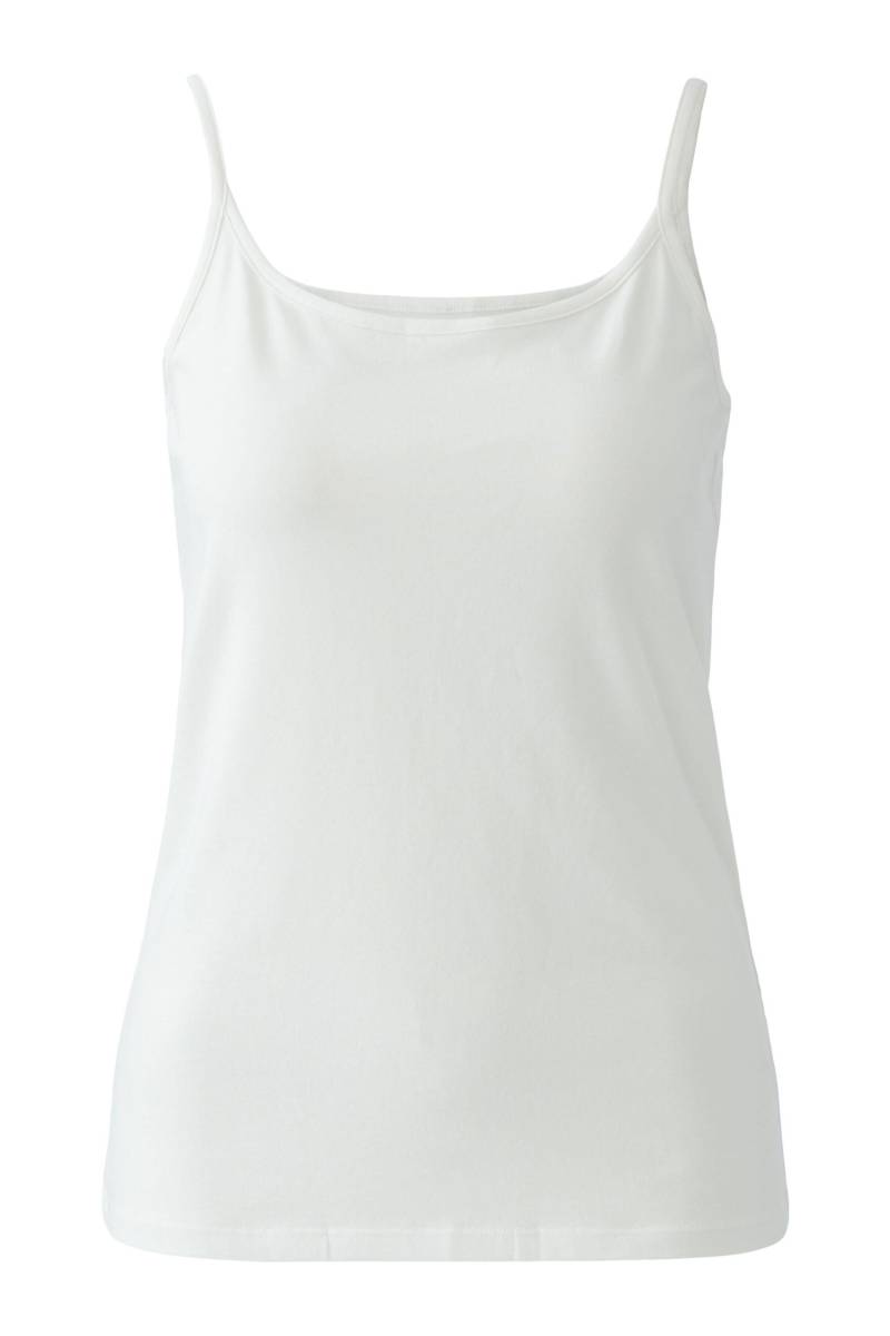 Oui - Top Baumwoll- Modalmischung cloud dancer - Gr. - 34 von Oui