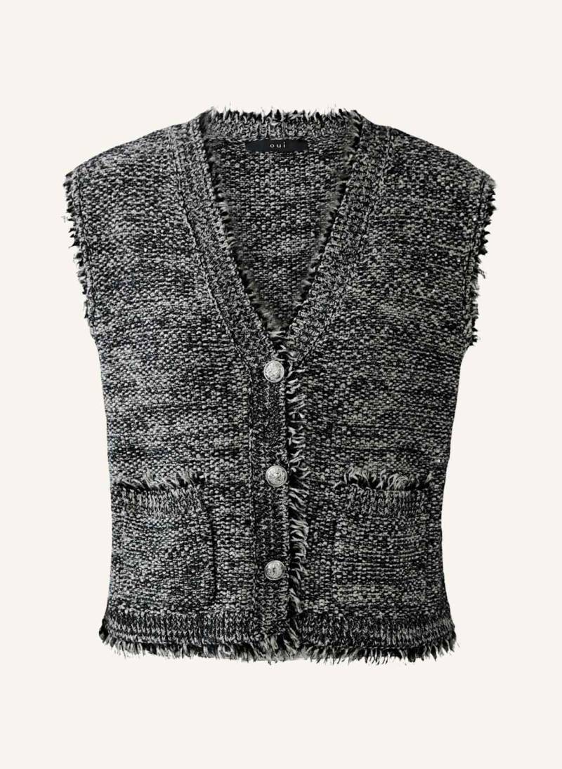 Oui Weste schwarz von Oui