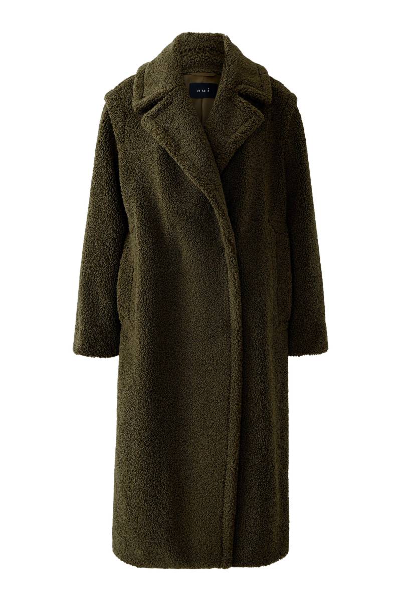 Oui - Wintermantel khaki - Gr. - 38 von Oui
