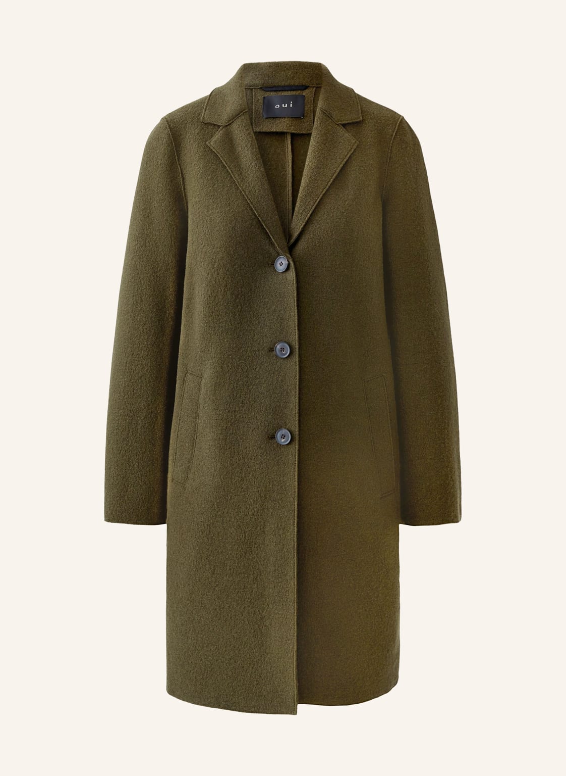 Oui Wollmantel gruen von Oui
