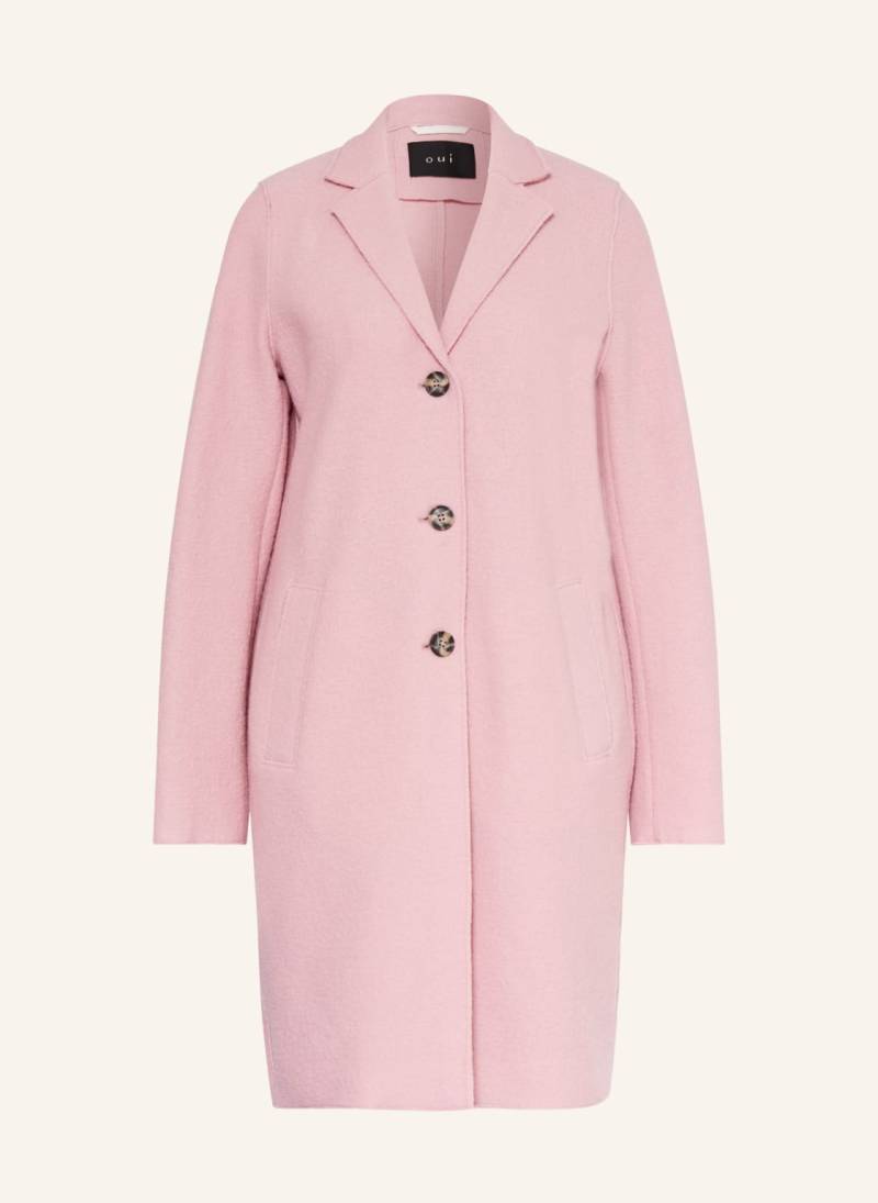 Oui Wollmantel rosa von Oui