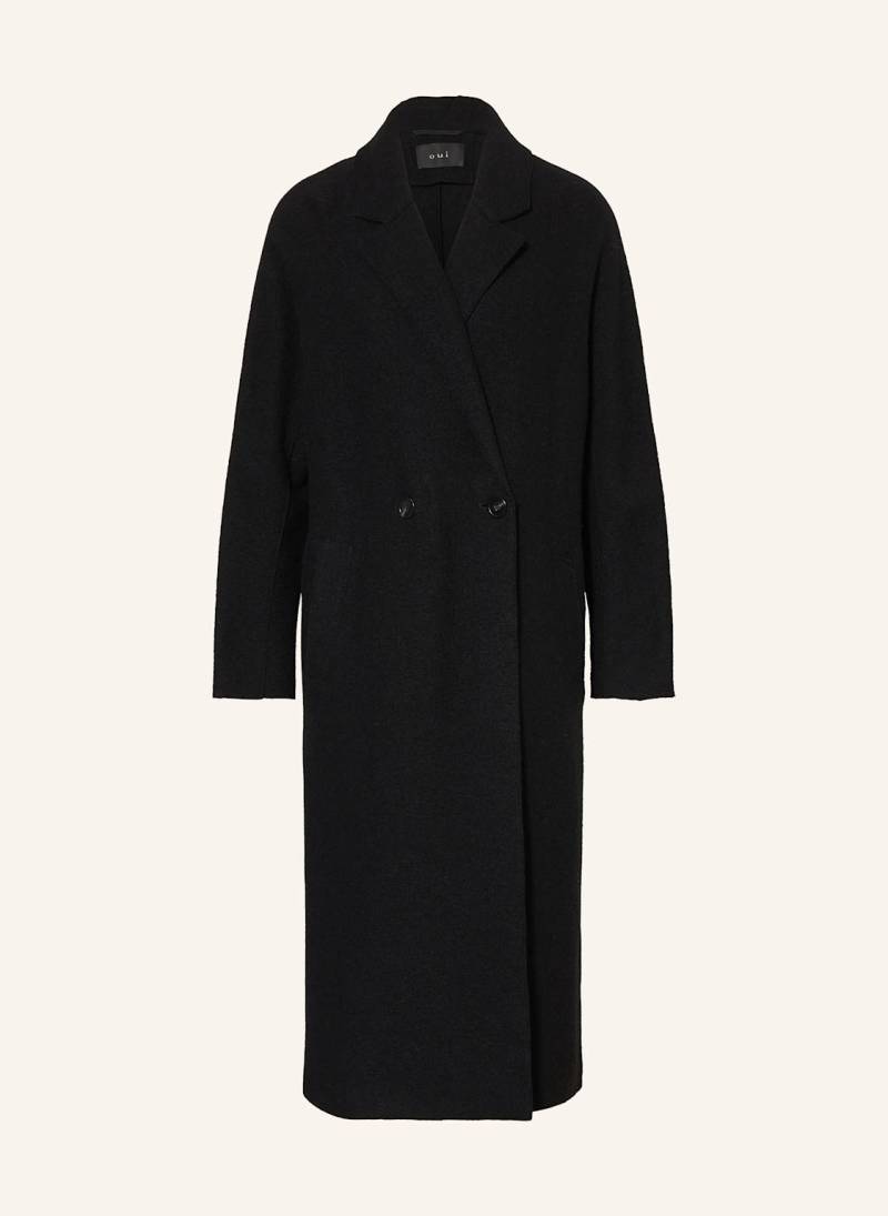 Oui Wollmantel schwarz von Oui