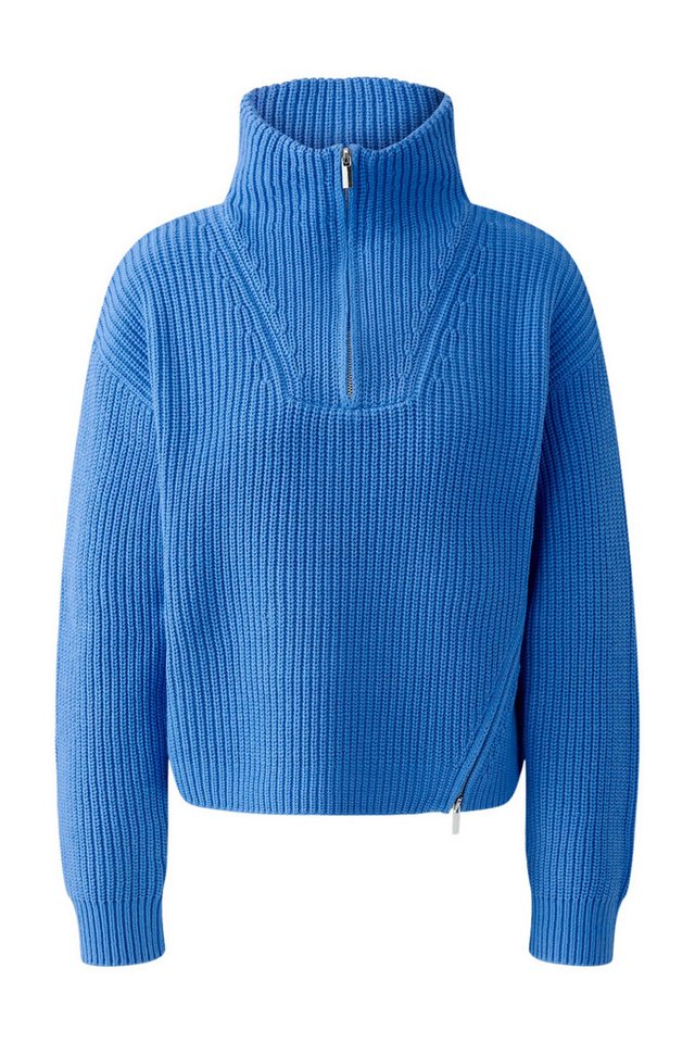 Oui Wollpullover Pullover blue von Oui