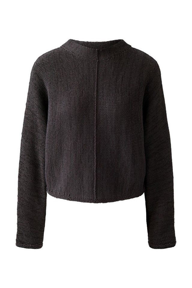 Oui Wollpullover Pullover espresso von Oui