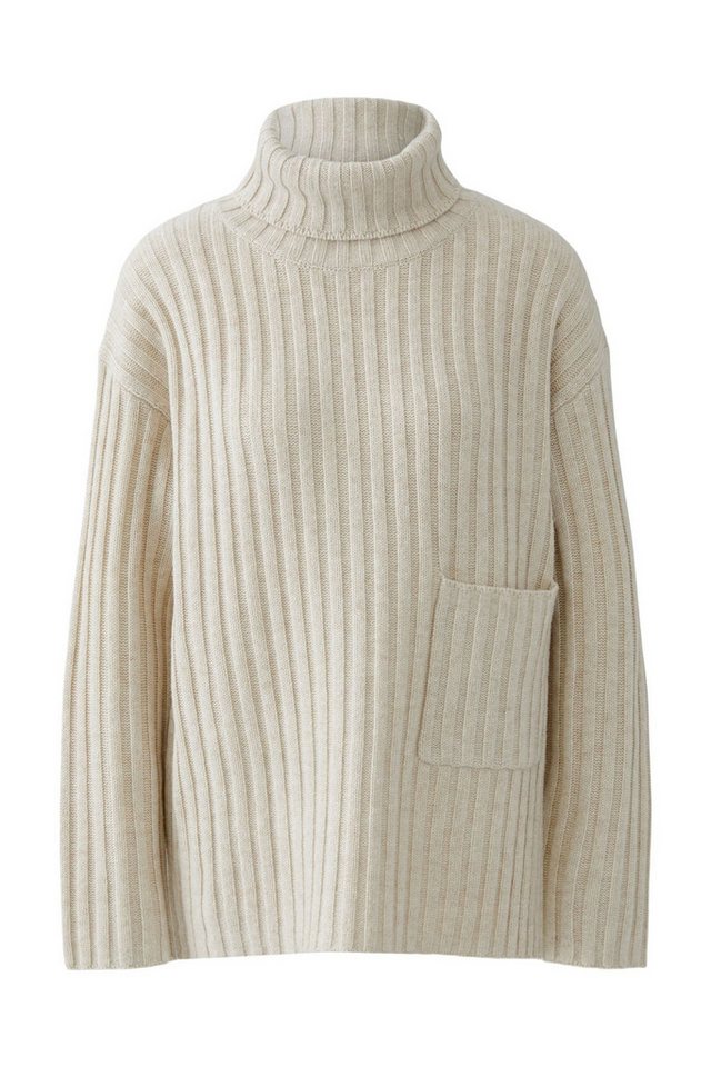 Oui Wollpullover Pullover offwhite mel Oui Wollpullover Pullover offwhite mel von Oui