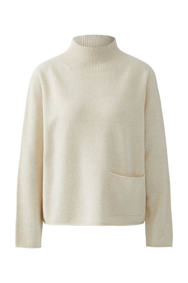 Oui Wollpullover Pullover offwhite mel Oui Wollpullover Pullover offwhite mel von Oui