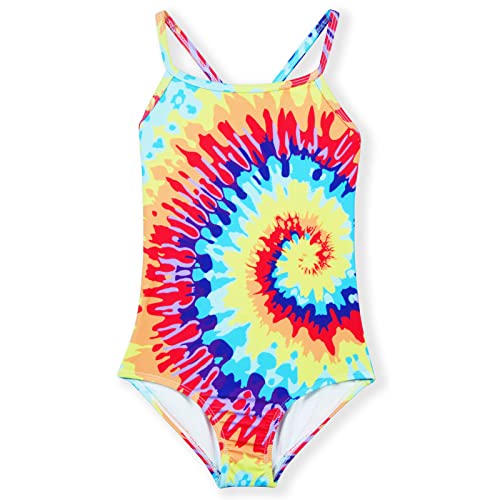 Girls' Swimwear Swimsuit Kids Bathing Suit Thin Straps Sport One Piece Suits Swim for Girls von Ouink