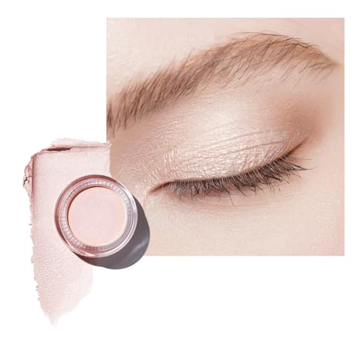 OULAC Lidschatten Perlen-Finish | Lidschatten & Highlighter Chiffon Feine Textur | Wasserfest & Langlebig | Metallisch Perlen Finish Augen-Makeup | Vegan | 06g (P06) Purity von Oulac