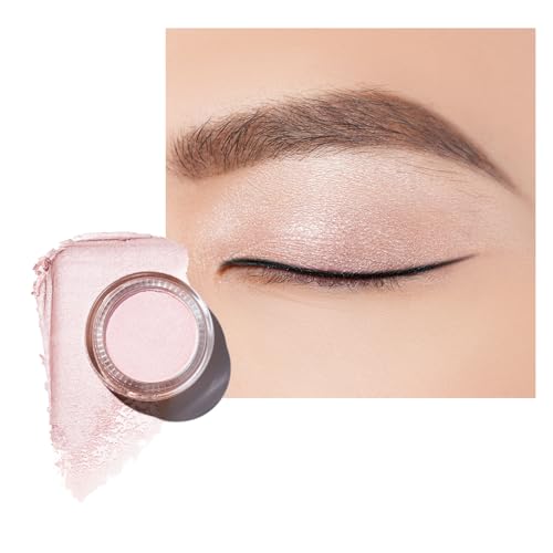 OULAC Lidschatten Perlen-Finish | Lidschatten & Highlighter Perle Feine Textur | Wasserfest & Langlebig | Metallisch Perlen Finish Augen-Makeup | Vegan & Cruelty-Free | 06g (P04) Shell von Oulac