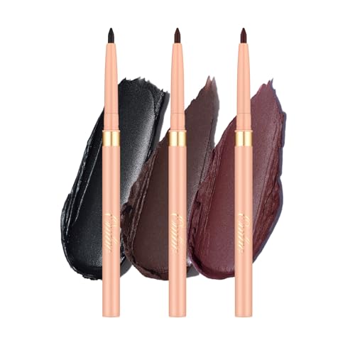 OULAC Matte Eyeliner Waterproof Set, Wischfester Langanhaltender Schwenkbarer Eye Liner & Lipliner Stift, Schnelltrocknung, Hochpigmentierter, Seidiger Cremige, Vegan von Oulac