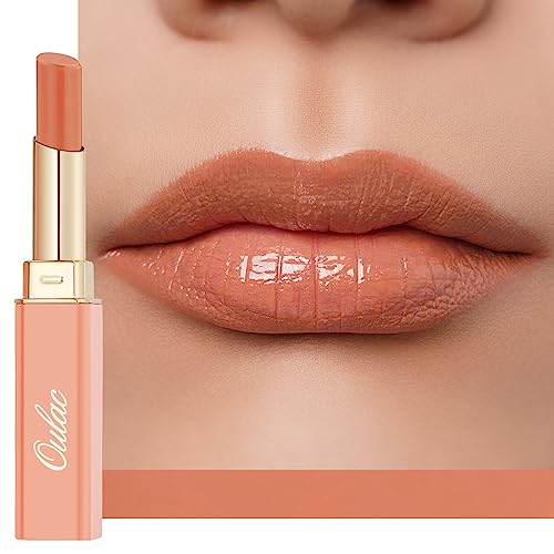 Oulac 2 in1 Lippenstift und Lip Balm, Saftiger und Glänzender lippenpflege Lippenstift,Geschmeidige und Hydratisierte Lippen, Glänzendes Finish für trockene, rissige und spröde Lippen, Vegan (05) von Oulac