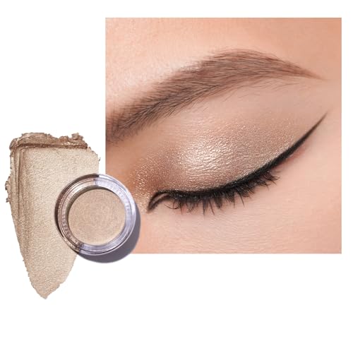 Oulac Glitzer Lidschatten Sepia, Hochpigmentierter Feine Textur, Wasserfest & Langlebig, Metallisch schimmernde Finish, Verblendbar & Faltenfreies Augen-Makeup, Vegan | 06g (23) Light Luxury von Oulac