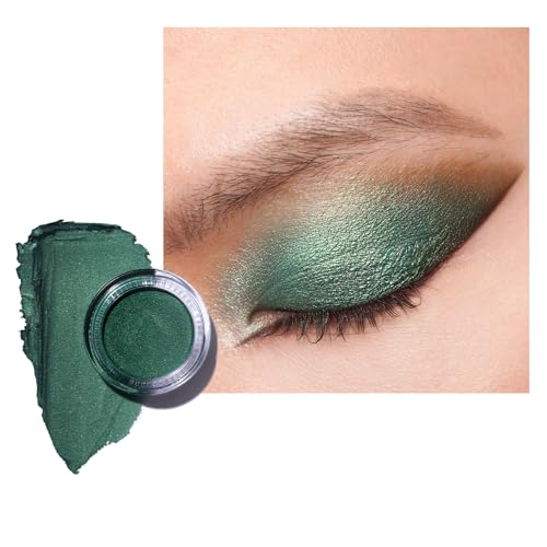 Oulac Glitzer Lidschatten Grün, Hochpigmentierter Feine Textur, Wasserfest & Langlebig, Metallisch schimmernde Finish, Verblendbar & Faltenfreies Augen-Makeup, Vegan | 06g (P07) Emerald von Oulac