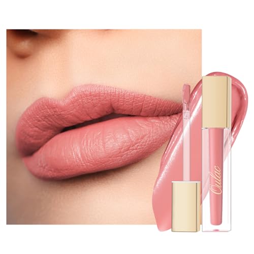 Oulac Flüssiger Lippenstift Matte | Langanhaltender & Kussechter Lippenstife | Rosa Wasserdicht Lip Colour| Cremige vegane Textur | Intensive Pigmentierung | Lippen Make-up 4.5m, M29 Angel Kiss von Oulac