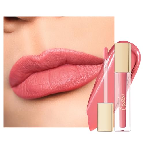 Oulac Flüssiger Lippenstift Matte | Langanhaltender & Kussechter Lippenstife | Rosa Wasserdicht Lip Colour| Cremige vegane Textur | Intensive Pigmentierung | Lippen Make-up 4.5m,M30 Blooming Kiss von Oulac