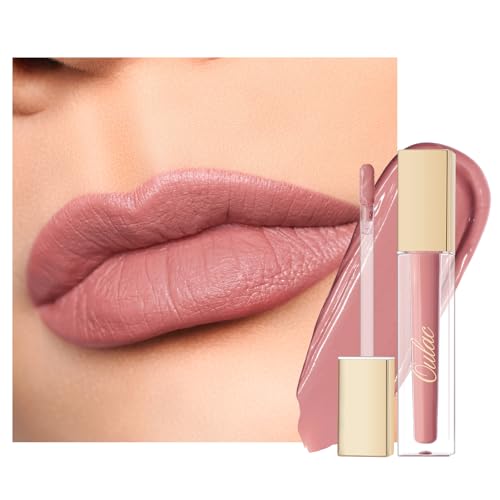 Oulac Flüssiger Lippenstift Matte | Langanhaltender & Kussechter Lippenstife | Rosa Wasserdicht Lip Colour| Cremige vegane Textur | Intensive Pigmentierung | Lippen Make-up 4.5m,M32 Perfect Kiss von Oulac