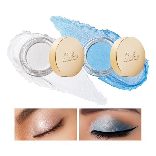 Oulac Glitzer Lidschatten Set | Lidschatten & Highlighter Duo| Glitzer Schmink| Wasserfest & Langlebig| Glitzer Finish| Verblendbares & faltenfreies Augen-Makeup| Vegan von Oulac