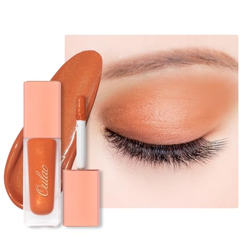 Oulac Lidschatten Flüssiger Lidschatten Liquid eyeshadow-Lidschatten Base| Mischbar Geschmeidiges Augen-Make-up, Knitterresistent, Vegan, Cruelty-Free SA08 von Oulac