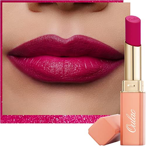 Oulac Lila Lippenstift und Blush, Matt Hochpigmentierter Geschmeidige, Multi-Use Blush Stick, Hydratisierte, Langanhaltend Lip Cream,für Wangen und Lippen, Vegane Tierversuchsfreie, 3.6g(Y03) von Oulac