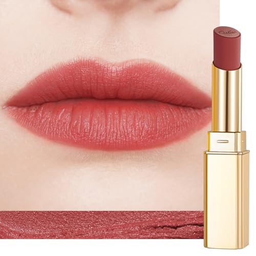 Oulac Lippenstift Matt Damen Lipstick –Langanhaltend 8H,Wasserfester Lippenstift&Kein Abfärben,Hohe Pigmentierung,Weiches Mattes Finish,Leichte&Komfortable Textur,Vegan&Cruelty-Free Lip Color RM01 von Oulac