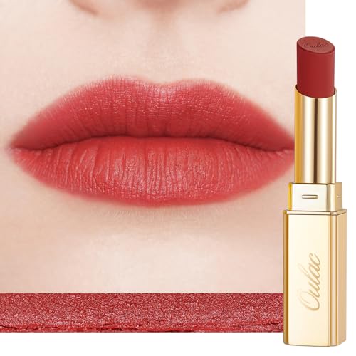 Oulac Lippenstift Matt Damen Lipstick –Langanhaltend 8H,Wasserfester Lippenstift&Kein Abfärben,Hohe Pigmentierung,Weiches Mattes Finish,Leichte&Komfortable Textur,Vegan&Cruelty-Free Lip Color RM03 von Oulac