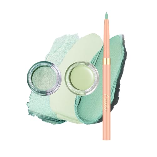 Oulac Matte Lidschatten & Eyeliner Set Wasserfest | Eyeliner und Lidschatten Primer Feine Textur Hält 16 Stunden + | Schnell Trocknend Wischfeste Matte Oberfläche | Vegan von Oulac