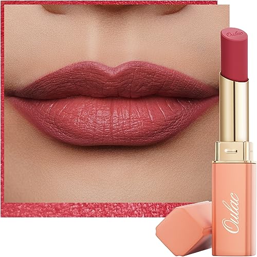 Oulac Pink Lippenstift und Blush, Matt Hochpigmentierter Geschmeidige, Multi-Use Blush Stick, Hydratisierte, Langanhaltend Lip Cream,für Wangen und Lippen, Vegane Tierversuchsfreie, 3.6g(Y06) von Oulac