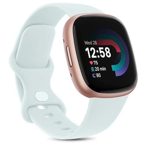 Oumida Armband für Fitbit Versa 3 Armband/Fitbit Versa 4 Armband/Fitbit Sense 2 Armband Damen Herren, Weiches Sport Ersatz Armband mit Fitbit Versa 3/Versa 4/Fitbit Sense/Fitbit Sense 2 von Oumida