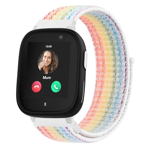 Oumida Kinder Nylon Armbänder kompatibel mit Xplora X6 Armband, Kids Smartwatch Uhrenarmbänder, Verstellbares Armband mit Klettverschluss, Weiches Ersatzband für Mädchen Jungen für Xplora X6 Play Oumida Kinder Nylon Armbänder kompatibel mit Xplora X6 Armband, Kids Smartwatch Uhrenarmbänder, Verstellbares Armband mit Klettverschluss, Weiches Ersatzband für Mädchen Jungen für Xplora X6 Play von Oumida