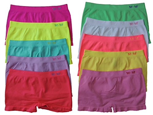 OUNO 6 Stück Mädchen Pantys Größe 116-188 (128-146) von Ouno