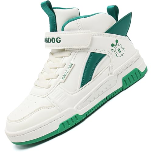 Kinder High-top Sportschuhe Mädchen Sneaker Jungen Mode-Stiefel Winterschuhe Turnschuhe Winterboots Trekkingschuhe Outdoor Wanderstiefel WGrün EU 37 von Ouoruee