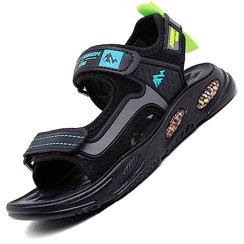 Kinder Sandalen Jungen Mädchen Sommer Sandalen Wasser Sommerschuhe Sandals für Boys Sport Outdoor Trekking, 33 EU von Ouoruee