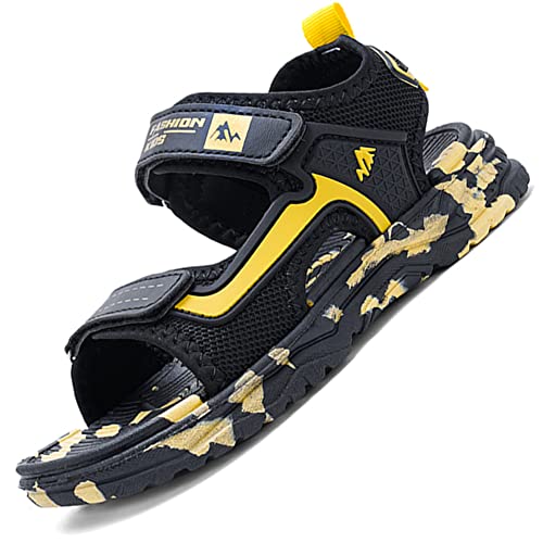 Kinder Sandalen Jungen Sommer Sandalen Wasser Sommerschuhe Sandals für Boys Sport Outdoor Trekking, 36 EU von Ouoruee