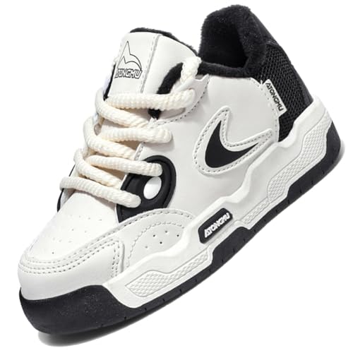 Kinder Winter Baumwolle Stiefel Barfußschuhe Jungen Mädchen Winterschuhe Warme Gefüttert Outdoor Turnschuhe Trekking Wanderschuhe Winterstiefel Traillaufschuhe Anglerstiefel 12500Schwarz EU 29 von Ouoruee