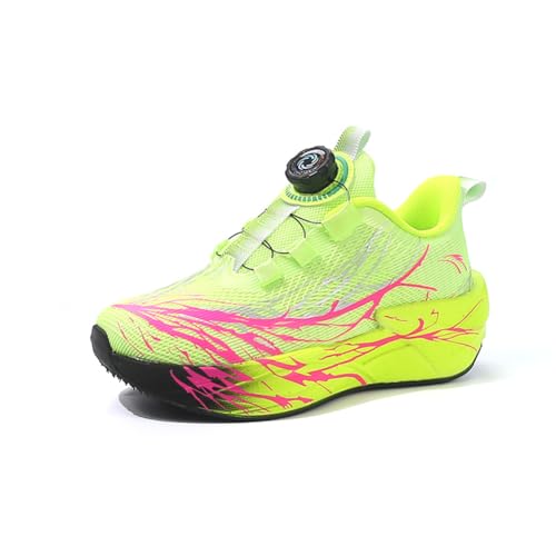 Kinderschuhe Atmungsaktiv Jungen Sportschuhe Mädchen Turnschuhe Laufschuhe Outdoor Walking Jogging Running Fitnesss Tennis rutschfest Hallenschuhe Gelb EU 30 Kinderschuhe Atmungsaktiv Jungen Sportschuhe Mädchen Turnschuhe Laufschuhe Outdoor Walking Jogging Running Fitnesss Tennis rutschfest Hallenschuhe Gelb EU 30 von Ouoruee