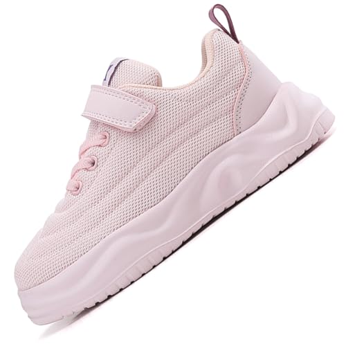 Kinderschuhe Atmungsaktiv Jungen Sportschuhe Mädchen Turnschuhe Laufschuhe Outdoor Walking Jogging Running Fitnesss Tennis rutschfest Hallenschuhe Rosa EU 30 von Ouoruee