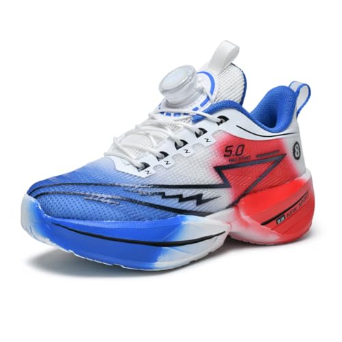 Kinderschuhe Atmungsaktiv Jungen Sportschuhe Mädchen Turnschuhe Laufschuhe Outdoor Walking Jogging Running Fitnesss Tennis rutschfest Hallenschuhe Rot und Blau EU 31 Kinderschuhe Atmungsaktiv Jungen Sportschuhe Mädchen Turnschuhe Laufschuhe Outdoor Walking Jogging Running Fitnesss Tennis rutschfest Hallenschuhe Rot und Blau EU 31 von Ouoruee