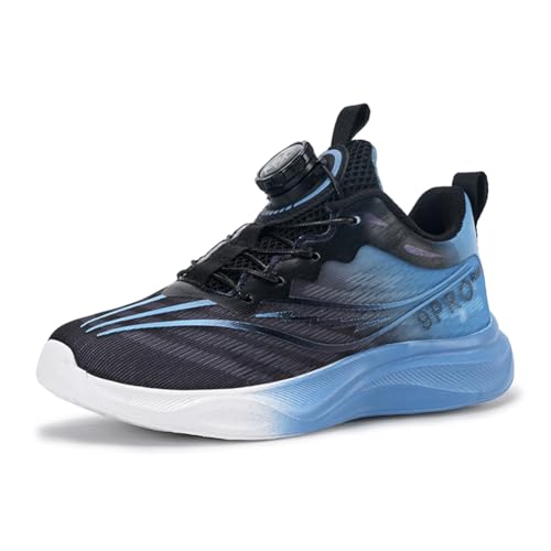 Kinderschuhe Atmungsaktiv Jungen Sportschuhe Mädchen Turnschuhe Laufschuhe Outdoor Walking Jogging Running Fitnesss Tennis rutschfest Hallenschuhe Schwarz-Blau EU 32 Kinderschuhe Atmungsaktiv Jungen Sportschuhe Mädchen Turnschuhe Laufschuhe Outdoor Walking Jogging Running Fitnesss Tennis rutschfest Hallenschuhe Schwarz-Blau EU 32 von Ouoruee