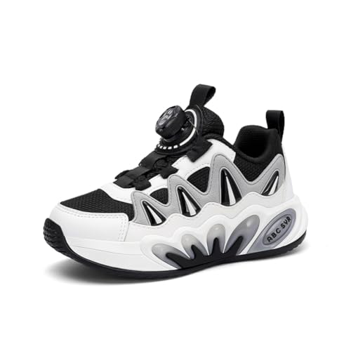 Kinderschuhe Atmungsaktiv Jungen Sportschuhe Mädchen Turnschuhe Laufschuhe Outdoor Walking Jogging Running Fitnesss Tennis rutschfest Hallenschuhe Schwarz-Weiß EU 37 Kinderschuhe Atmungsaktiv Jungen Sportschuhe Mädchen Turnschuhe Laufschuhe Outdoor Walking Jogging Running Fitnesss Tennis rutschfest Hallenschuhe Schwarz-Weiß EU 37 von Ouoruee